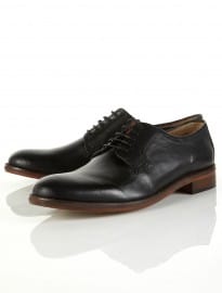 Topman Walteroot Black Leather Shoes