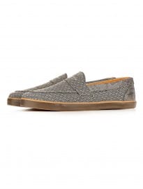 Topman Hudson Grey Fabric Print Loafers