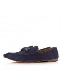 Topman House Of Hounds Navy Tassle Loafers