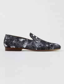 Topman House Of Hounds Whiteman Black Print Loafers