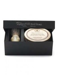 Taylor Of Old Bond Street Pure Badger Luxury Brush And Cream Gift Set
