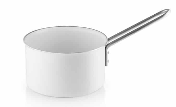 Eva Solo White Line Ceramic Saucepan