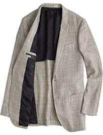 J. Crew Ludlow Sportcoat In Glen Plaid Italian Silk-linen