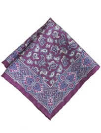 J. Crew Silk Pocket Square In Paisley