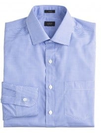 J. Crew Crosby Shirt In Blue Microgingham