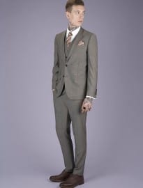 Topman Three Piece Russo Suit