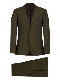 Topman Dark Green Tonic Skinny Suit