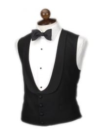 Black Evening Waistcoat