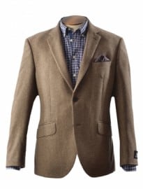 Light Brown Brushed Donegal Jacket