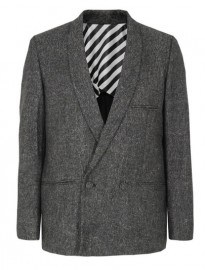 Christophe Lemaire For Bean Pole Grey Double Breasted Jacket