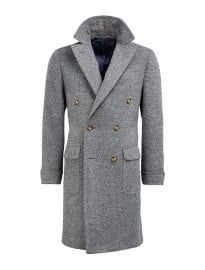Grey Double-breasted Coat