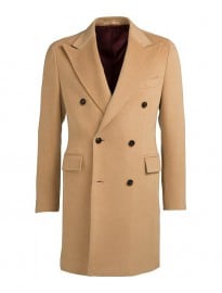 Suitsupply Camel Double Breasted Coat