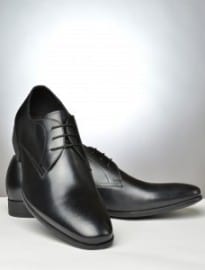 Black Formal Leather Derby Shoes