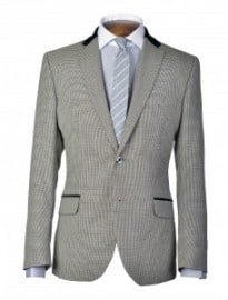 Black & White Dogstooth Evening Jacket