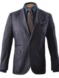 Indigo Denim Slim Fit Jacket