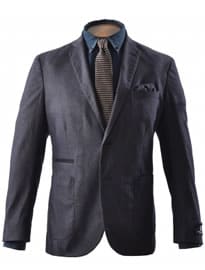 Indigo Denim Slim Fit Jacket