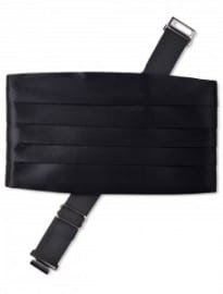 Silk Black Cummerbund
