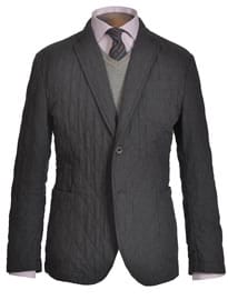 Grey Quilted Jacket