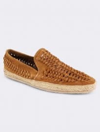 M&s Collection Online Only Suede Basket Weave Slip-on Espadrilles