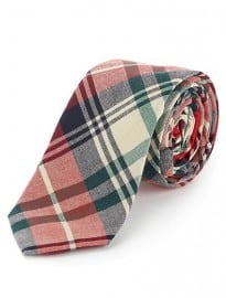 Pure Cotton Madras Checked Tie