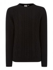 Linea Welch Cable Crew Neck Knitwear
