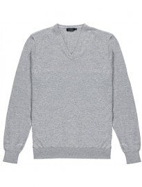 Light Grey V-neck