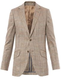 Hackett Herringbone Notch-lapel Blazer 185466