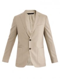 Brooks Brothers Cotton-linen Single-breasted Jacket 146372