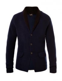 Jil Sander Shawl-neck Ribbed-knit Cardigan 169704