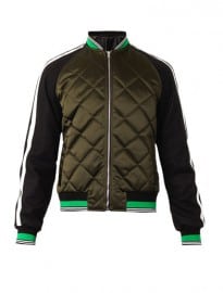 Jonathan Saunders Quilted Satin Bomber Jacket 214087