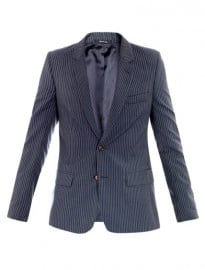 Maison Martin Margiela Seersucker Tri-colour Stripe Jacket