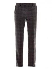 John Varvatos Austin Checked Tailored Trousers 176680