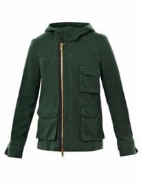 Band Of Outsiders Hooded Cotton Jacket 168344