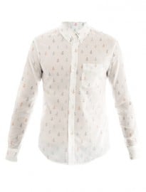 Band Of Outsiders Sail-boat Print Shirt 152952