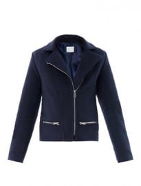 Richard Nicoll Wool Melton Biker Jacket 164849