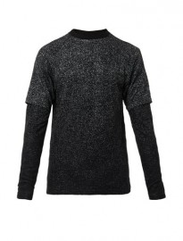 Public School Inset-sleeve Crew-neck Sweater 211057