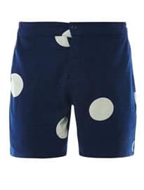 Ymc Polka-dot Print Cotton Shorts 191814