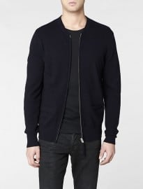 Allsaints Juku Knitted Bomber Jacket