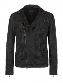 Allsaints Cargo Biker Leather Jacket
