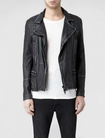 Allsaints Cargo Leather Biker Jacket