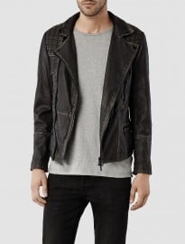 Allsaints Cargo Leather Biker Jacket