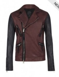 Allsaints Level Leather Biker Jacket