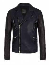 Allsaints Level Leather Biker Jacket