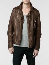 Allsaints Hilling Leather Biker Jacket