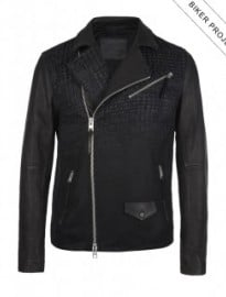 Allsaints Fade Leather Biker Jacket