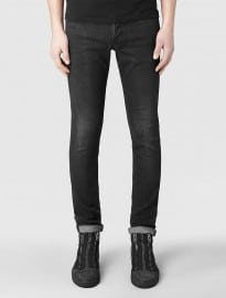 Print Cigarette Jeans