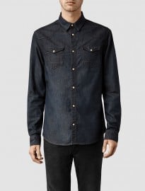 Allsaints Miffit Denim Shirt