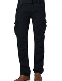 Schott Nyc Army - Cargo Trousers - Black