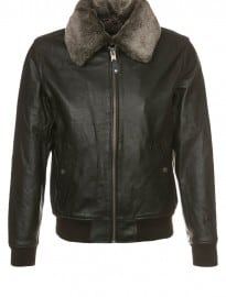 Schott Nyc Leather Jacket - Brown