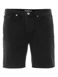Topman Black Denim Slim Fit Shorts